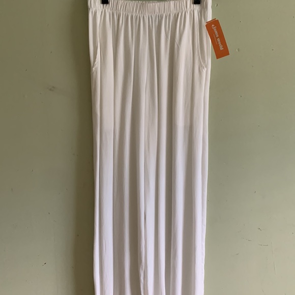 JAMS WORLD BRAND NEW / PALAZZO PANT/ WHITE - Picture 2 of 2